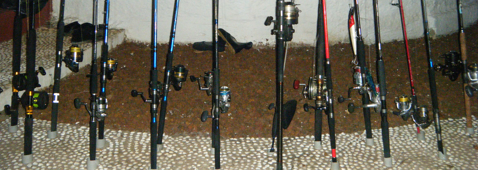Canas de lance para a pesca desportiva nos bijagós